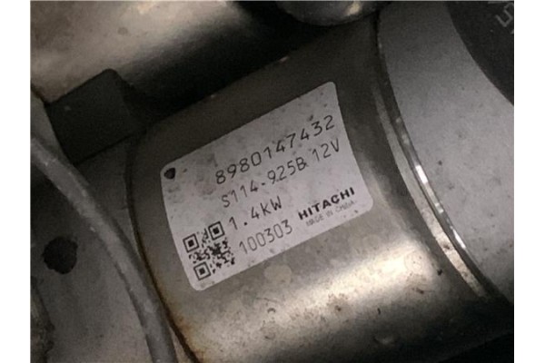 Recambio de motor arranque para opel astra j 1.7 cdti referencia OEM IAM 8980147432 S114925B12V 