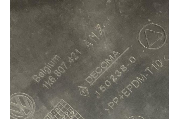 Recambio de paragolpes trasero para volkswagen golf v (1k1) 1.9 tdi referencia OEM IAM 1K6807421 1502380 