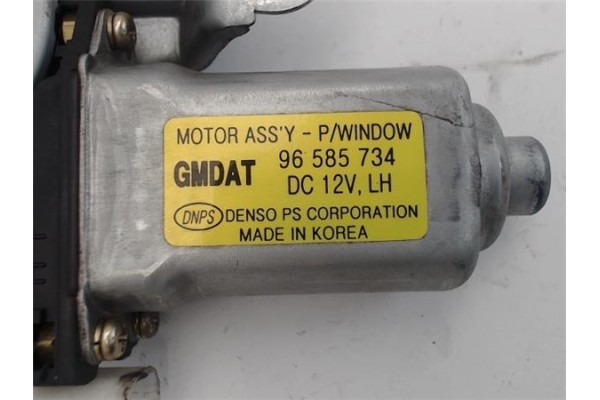 Recambio de mecanismo elevalunas delantero izquierdo para chevrolet kalos 1.2 se referencia OEM IAM 96585734  