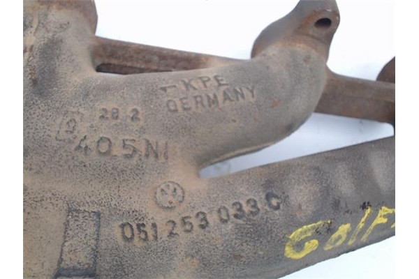 Recambio de colector escape para volkswagen golf iii (1h1) 1.8 referencia OEM IAM 051253033C  
