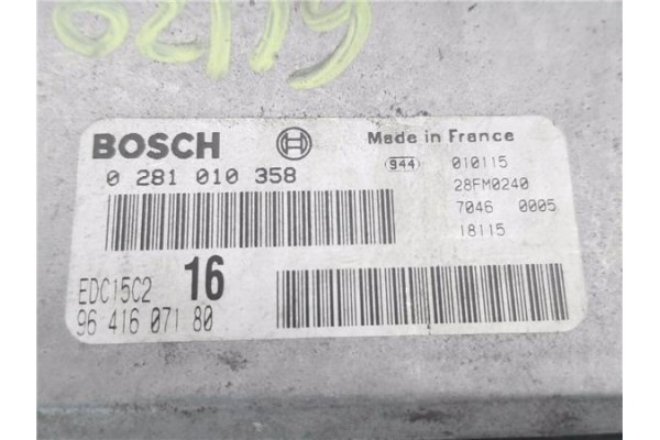 Recambio de centralita para citroen xsara picasso 2.0 hdi referencia OEM IAM 9641607180 281010358 