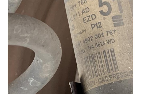 Recambio de amortiguador trasero izquierdo para seat altea (5p1) 1.9 tdi referencia OEM IAM JZW513025B 814902001768 
