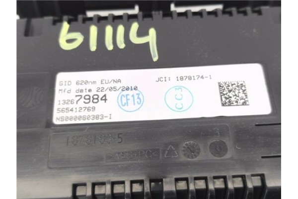 Recambio de pantalla para opel astra j 1.7 cdti referencia OEM IAM 13267984 565412769 