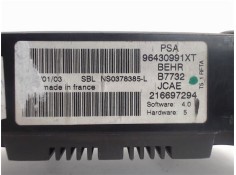 Recambio de mandos climatizador para peugeot 307 (s1) referencia OEM IAM 96430991XT 216697294 