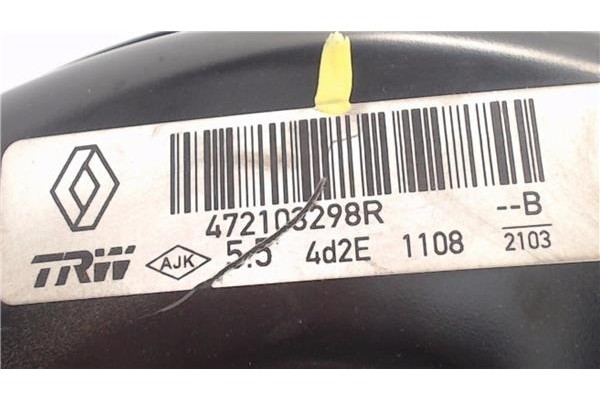 Recambio de servofreno para dacia sandero stepway 2017-2020 1.0 sce stepway 75 (b8jc, b8jd) referencia OEM IAM 472103298R  
