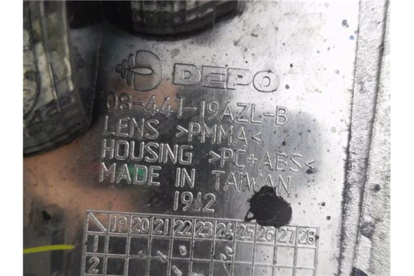 Recambio de piloto trasero izquierdo para volkswagen golf vii berlina (bq1/be2) 1.6 sport referencia OEM IAM 1544119AZLB 0844119