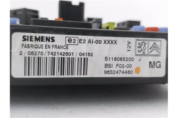 Recambio de bsi para citroen c2 1.1 referencia OEM IAM 9652474480 S118085200J 