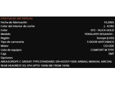 nissan micra (k12e) del año 2003