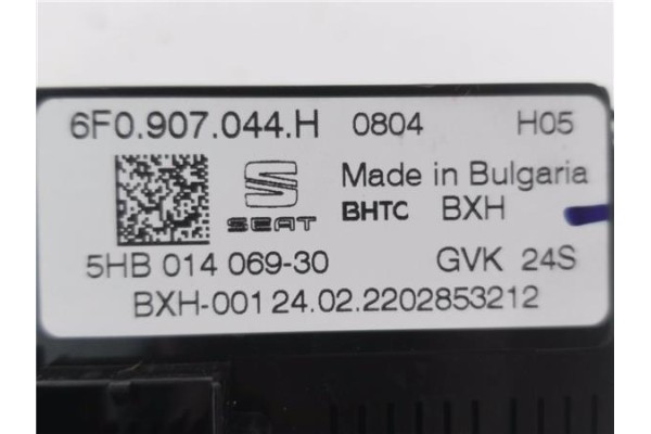 Recambio de mandos climatizador para seat ibiza (kj1) 1.0 fr referencia OEM IAM 6F0907044H 5HB01406930 