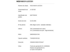 mercedes-benz clase a (bm 169) del año 2006