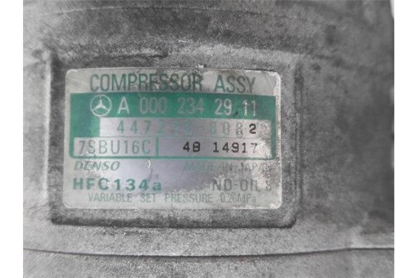 Recambio de compresor aire acond. para mercedes-benz clk (bm 208) coupe 2.3 230 compressor (evo) (208.348) referencia OEM IAM A0