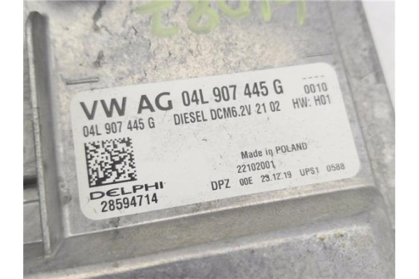 Recambio de centralita para volkswagen golf vii berlina (bq1/be2) 1.6 sport referencia OEM IAM 04L907445G 28594714 