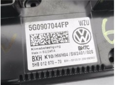 Recambio de mandos climatizador para volkswagen golf vii berlina (bq1/be2) 1.6 sport referencia OEM IAM 5G0907044FP 5HB01267070 