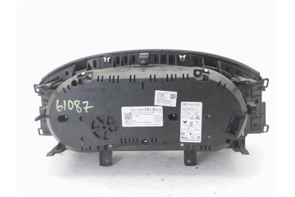 Recambio de cuadro completo para volkswagen golf vii berlina (bq1/be2) 1.6 sport referencia OEM IAM 5G1920741D  