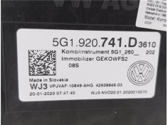Recambio de cuadro completo para volkswagen golf vii berlina (bq1/be2) 1.6 sport referencia OEM IAM 5G1920741D  