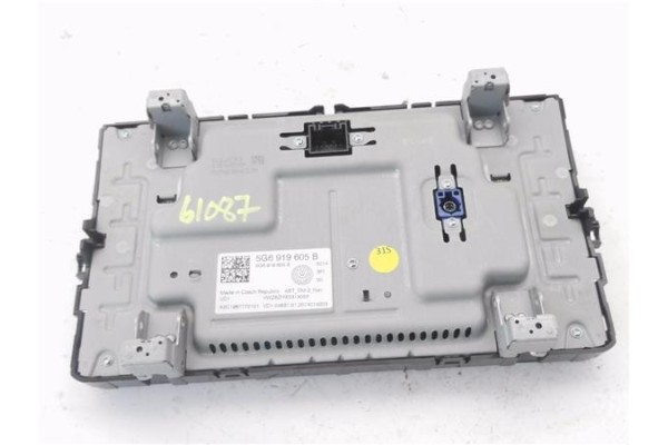 Recambio de pantalla para volkswagen golf vii berlina (bq1/be2) 1.6 sport referencia OEM IAM 5G6919605B  
