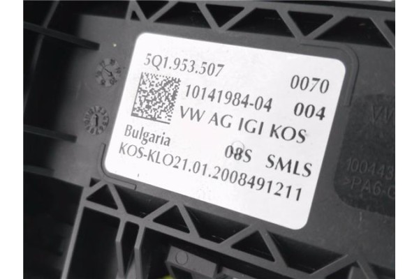 Recambio de mando intermitencia para volkswagen golf vii berlina (bq1/be2) 1.6 sport referencia OEM IAM 5Q1953507 1014198404 