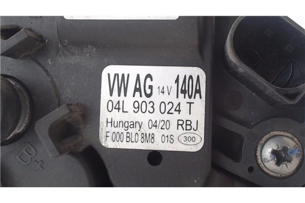 Recambio de alternador para volkswagen golf vii berlina (bq1/be2) 1.6 sport referencia OEM IAM 04L903024T  