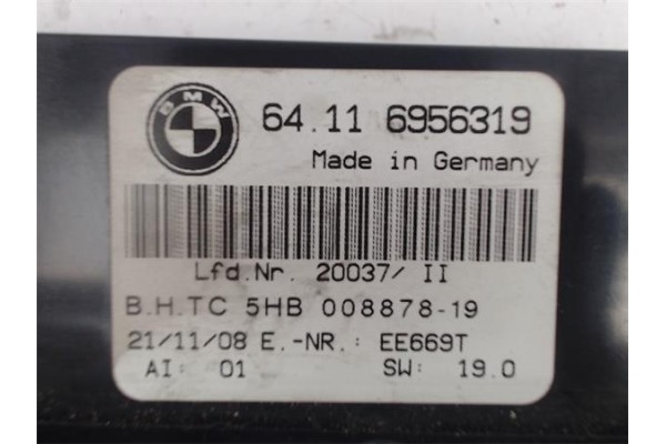 Recambio de mandos climatizador para bmw serie 3 berlina (e46) referencia OEM IAM 64116956319  