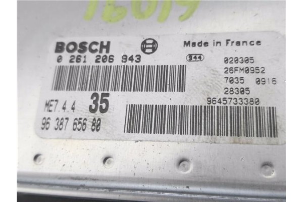 Recambio de centralita para peugeot 307 (s1) 1.6 xt referencia OEM IAM 9638765680 261206943 