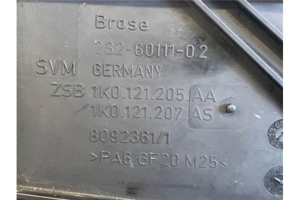 Recambio de electroventilador para seat altea (5p1) 1.9 tdi referencia OEM IAM ZSB1K0121205AA 1K0121207AS 