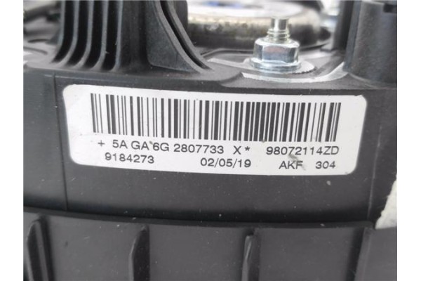 Recambio de airbag volante para peugeot 208 1.2 access referencia OEM IAM 98072114ZD  