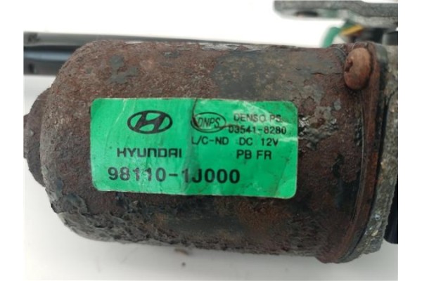 Recambio de motor limpiaparabrisas delantero para hyundai i20 (pb) 1.2 referencia OEM IAM 981101J00 035418280 
