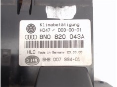 Recambio de mandos climatizador para audi tt coupe/roadster (8n3/8n9) referencia OEM IAM (8N0820043A) (5HB007994-01) 