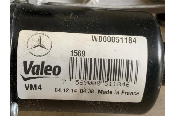 Recambio de motor limpiaparabrisas delantero para mercedes-benz vito furgón (447) 2.1 114/116 cdi, 119 cdi/bt 4x4 extralang (447