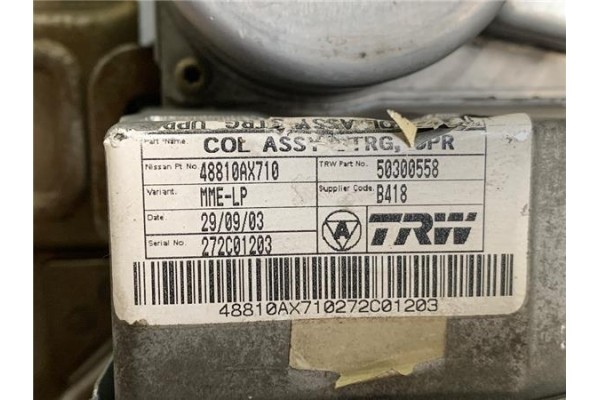 Recambio de columna direccion electrica para nissan micra (k12e) 1.2 16v referencia OEM IAM 48810AX710 50300558 