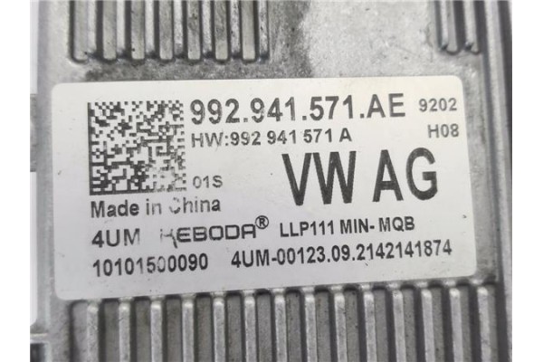 Recambio de centralita xenon para seat ibiza (kj1) 1.0 fr referencia OEM IAM 992941571AE  