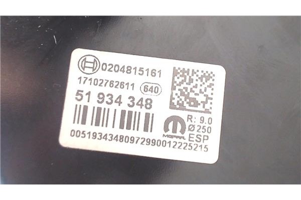 Recambio de servofreno para jeep renegade (bu) 1.6 limited fwd referencia OEM IAM 0204815161 51934348 