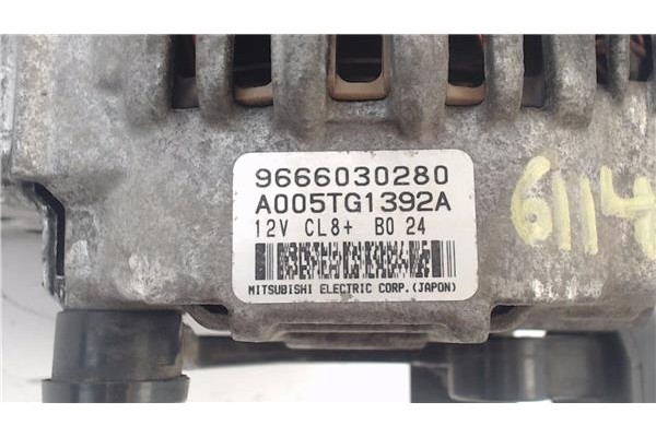 Recambio de alternador para peugeot 207 1.4 x-line referencia OEM IAM 9666030280 A005TG1392A 