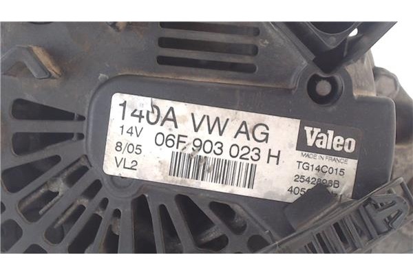 Recambio de alternador para audi a4 berlina (8e) 2.0 tdi 16v (103kw) referencia OEM IAM 06F903023H TG14C015 