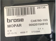Recambio de elevalunas electrico delantero derecho para jeep renegade (bu) 1.6 limited fwd referencia OEM IAM C46780103 52015491