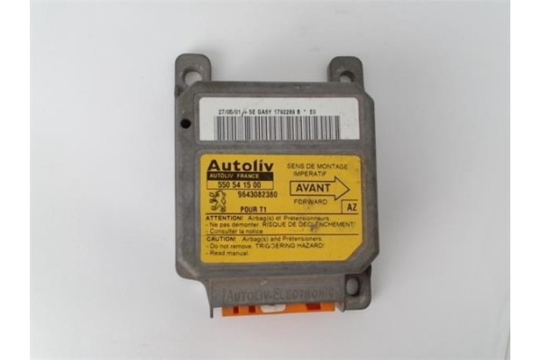 Recambio de centralita airbag para peugeot 206 referencia OEM IAM AUTOLIV 550541500 