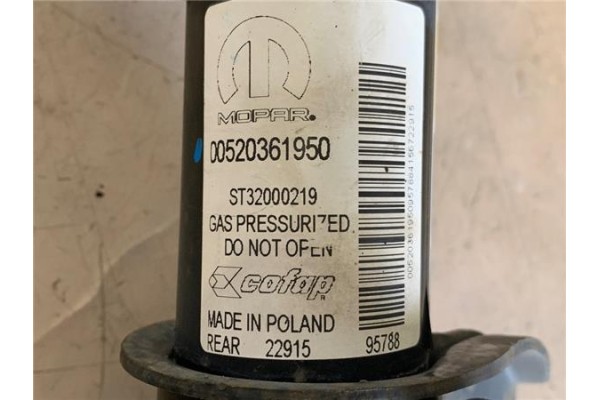 Recambio de amortiguador trasero izquierdo para jeep renegade (bu) 1.6 limited fwd referencia OEM IAM 00520361950 ST32000219 