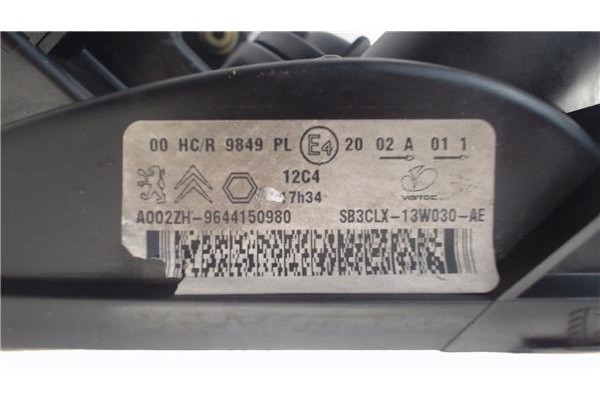 Recambio de faro delantero izquierdo para peugeot partner furgón (5) 1.6 hdi 75 referencia OEM IAM 9644150980 SB3CLX13W030AE 