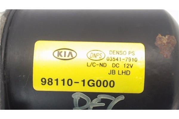 Recambio de motor limpiaparabrisas delantero para kia rio (jb) 1.4 16v referencia OEM IAM 981101G000 35417910 