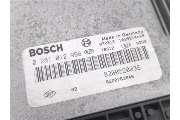 Recambio de centralita para renault espace iv (jk0) 2.0 dci (jk01, jk03) referencia OEM IAM 8200520036 281012996 