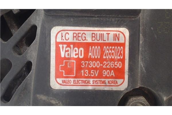 Recambio de alternador para kia rio (jb) 1.4 16v referencia OEM IAM 3730022650 A002655023 