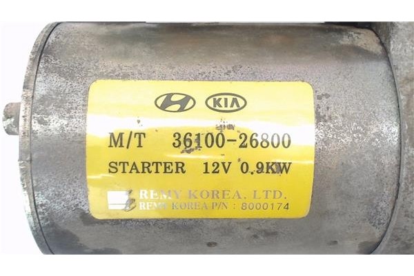 Recambio de motor arranque para kia rio (jb) 1.4 16v referencia OEM IAM 3610026800 8000174 