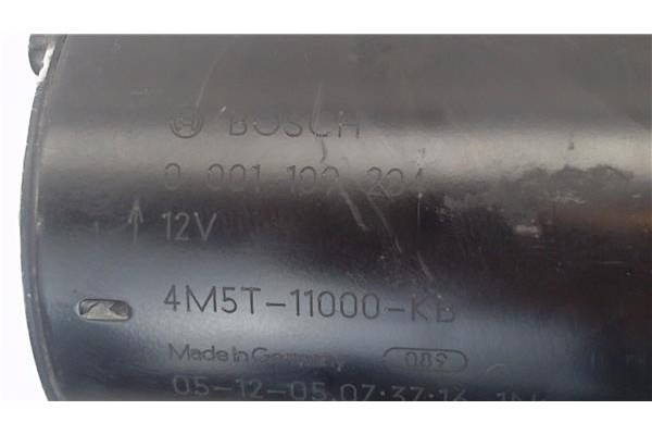 Recambio de motor arranque para ford focus c-max 1.8 tdci referencia OEM IAM 4M5T11000KB 1109204 