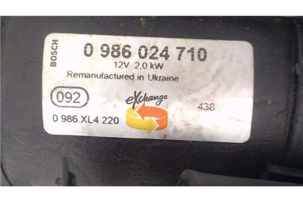 Recambio de motor arranque para chrysler sebring berlina 2.0 crd limited referencia OEM IAM 0986024710 0986XL4220 