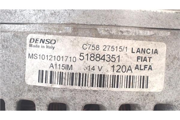Recambio de alternador para jeep renegade (bu) 1.6 limited fwd referencia OEM IAM 51884351 MS1012101710 