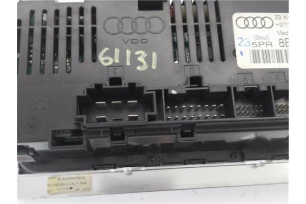 Recambio de mandos climatizador para audi a4 berlina (8e) 2.0 tdi 16v (103kw) referencia OEM IAM 8E0820043AJ  