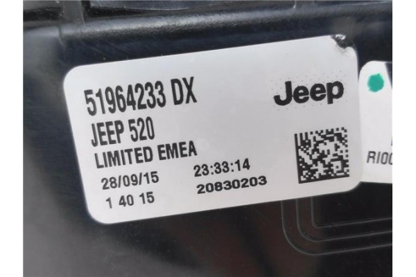 Recambio de piloto trasero derecho para jeep renegade (bu) 1.6 limited fwd referencia OEM IAM 51964233DX  