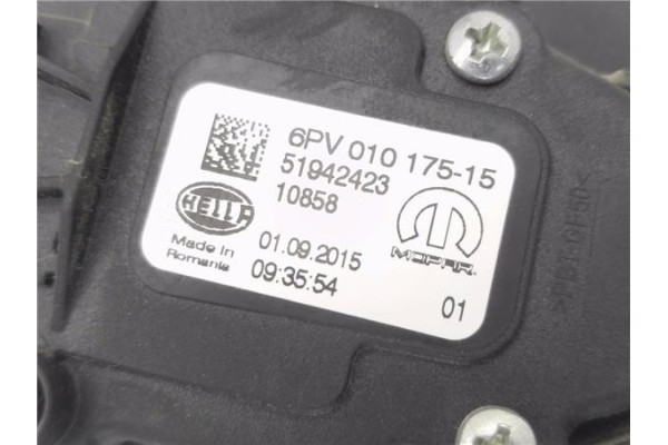 Recambio de pedal acelerador para jeep renegade (bu) 1.6 limited fwd referencia OEM IAM 6PV01017515 51942423 