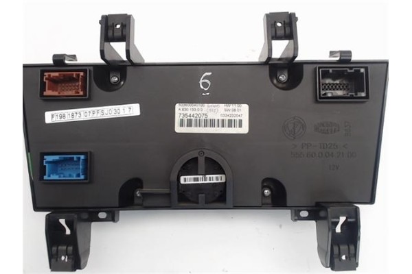 Recambio de mandos climatizador para fiat ii bravo (198) referencia OEM IAM (735442075) (555600042100) 