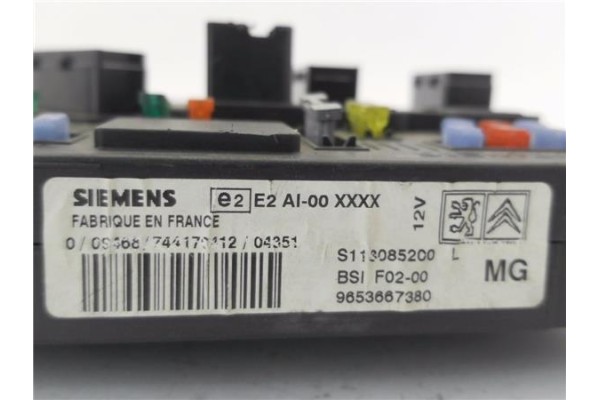 Recambio de bsi para citroen c2 1.1 referencia OEM IAM 9653667380 S113085200L 